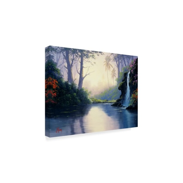 Anthony Casay 'Tropical Landscape 3' Canvas Art,35x47